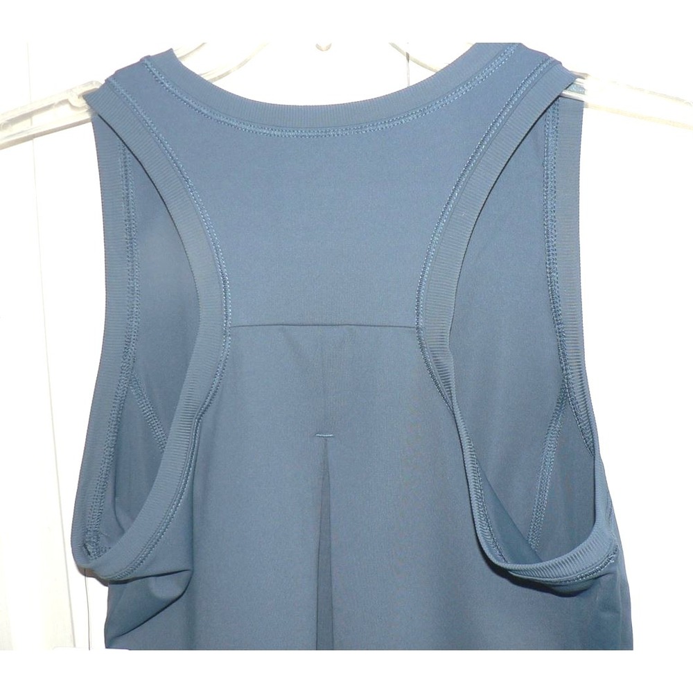 RBX Active Women's Quick Dry Sleeveless Racerback Workout Tank in Blue Small - Picture 7 of 9